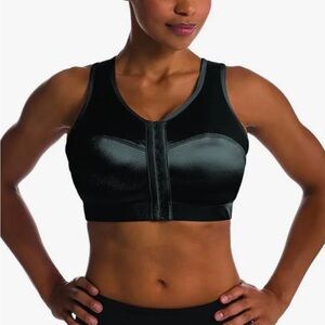 NWT Enell high impact black sports bra